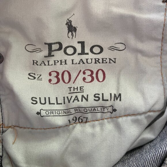 Polo Ralph Lauren 30/30 Sullivan Slim Leg Embroidered Logo Jeans - Picture 7 of 7